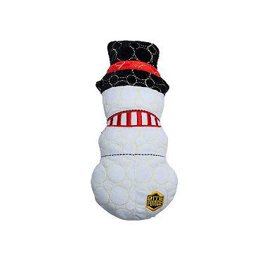 Bite Force Holiday Durable Snowman Dog Toy