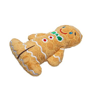 Bite Force Holiday Gingerbread Durable Dog Toy