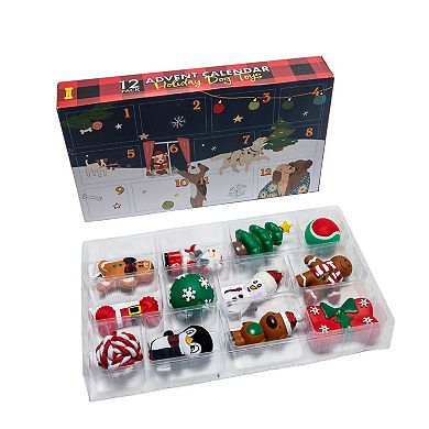 Woof 12-Pk. Advent Calendar Holiday Dog Toys