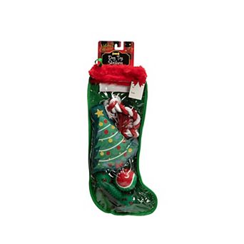Woof 4 pk Holiday Dog Toy Stocking