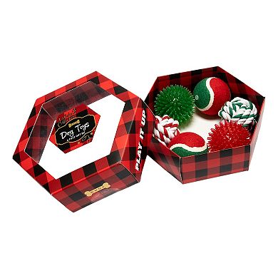 Woof 6-Pk. Holiday Dog Toy Gift Set