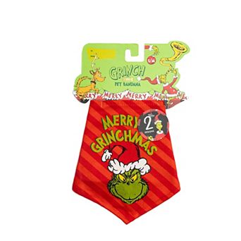 Dr. Seuss The Grinch Reversable Pet Bandana
