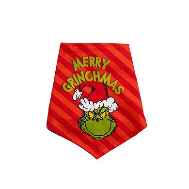 Dr. Seuss The Grinch Reversable Pet Bandana