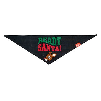 Rudolph Ready Santa Reversible Pet Bandana