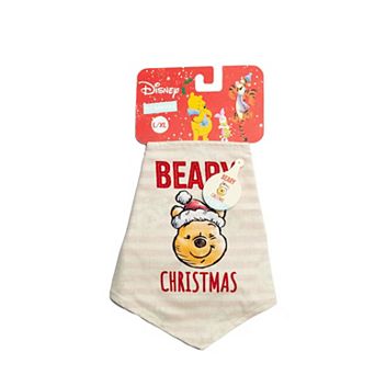 Disney's Winnie the Pooh Beary Christmas Pet Bandana