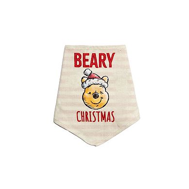 Disney's Winnie the Pooh Beary Christmas Pet Bandana