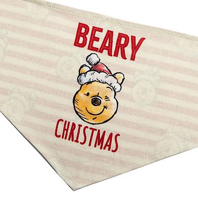 Disney's Winnie the Pooh Beary Christmas Pet Bandana