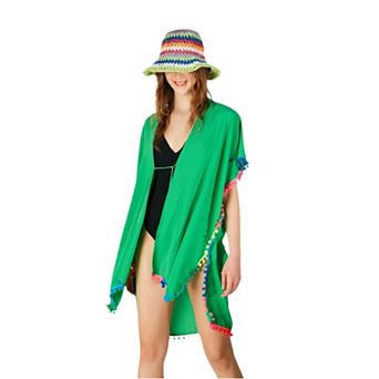 Women's Colorful Beach Dress with Tassel Detail, Great for Summer Fun at the Beach or Pool