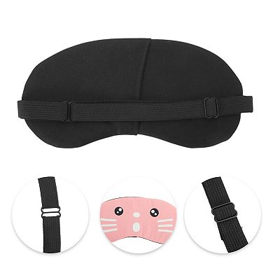 1 Pc Portable Cat Adjustable Eye Mask for Home Pink