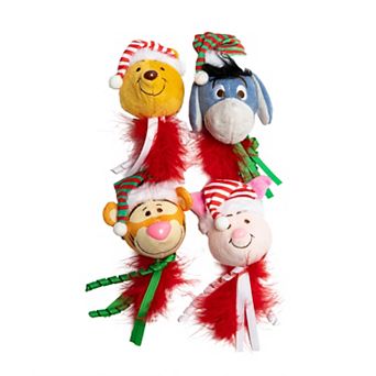 Disney's 4 pk Winnie the Pooh & Friends Plush Cat Toy