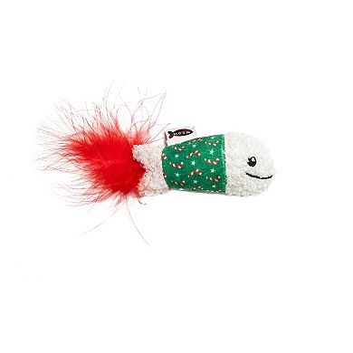 Meow 3-Pk. Patterned Fish Catnip Plush Pet Toys