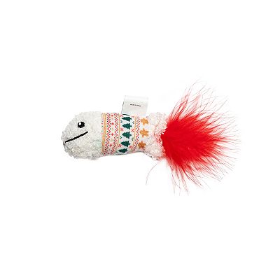 Meow 3-Pk. Patterned Fish Catnip Plush Pet Toys