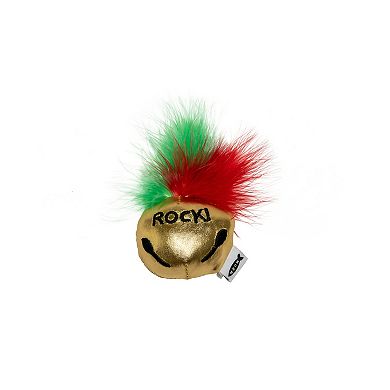 Meow Catnip Plush Gold Bells 3-Pk. Interactive Pet Toys
