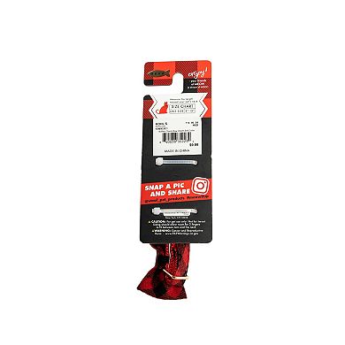 Meow Buffalo Check Bow Charm Bell Pet Collar