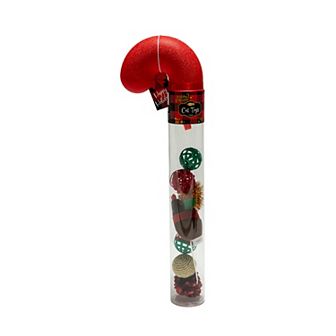 Meow Cat Candy Cane 7 pk Interactive Pet Toy Set