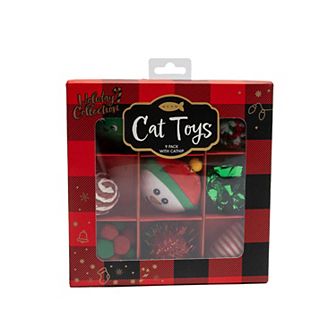 Meow 9 pk Holiday Cat Toy Set With Catnip