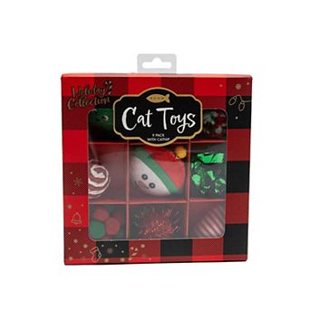 Meow 9 pk Holiday Cat Toy Set With Catnip