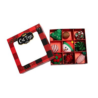 Meow 9-Pk. Holiday Cat Toy Set With Catnip