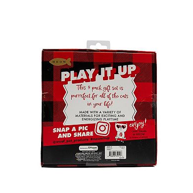 Meow 9-Pk. Holiday Cat Toy Set With Catnip