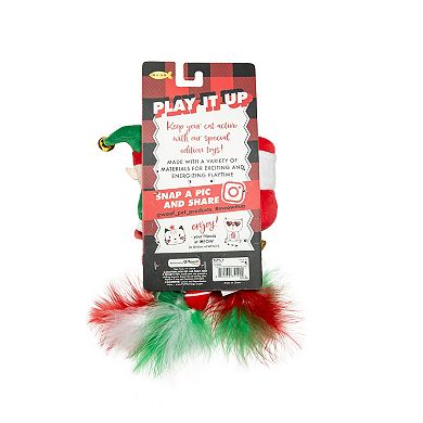 Meow 6-Pk. Santa & Elf Catnip Plush Interactive Pet Toys