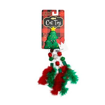 Meow 3.4 Tree Plush Teaser Kicker Interactive Cat Toy