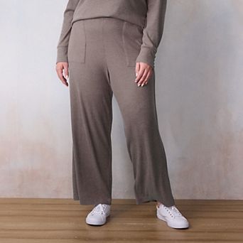 Plus Size LC Lauren Conrad Super High Rise Wide Leg Cozy Pants