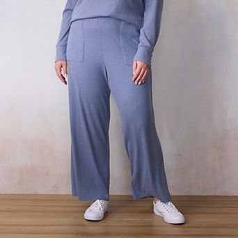 Plus Size LC Lauren Conrad Super High Rise Wide Leg Cozy Pants