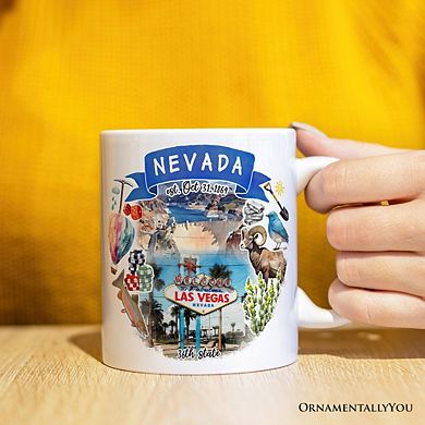 Artistic Nevada State Themes and Landmarks Mug