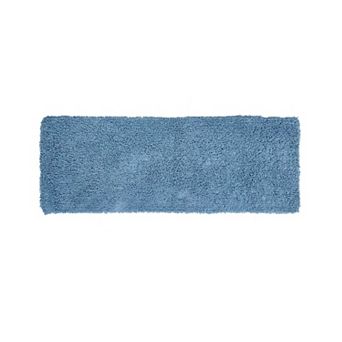 Home Weavers Fantasia Bath Rug 100% Cotton Bath Rug, Washable Rug, Absorbent Runner 21"x54"