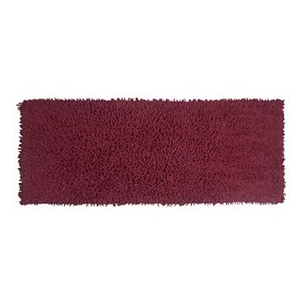 Home Weavers Fantasia Bath Rug 100% Cotton Bath Rug, Washable Rug, Absorbent Runner 21"x54"