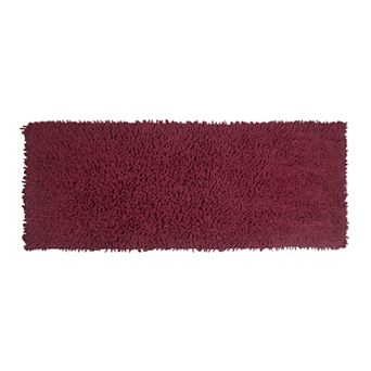 Home Weavers Fantasia Bath Rug 100% Cotton Bath Rug, Washable Rug, Absorbent Runner 21"x54"