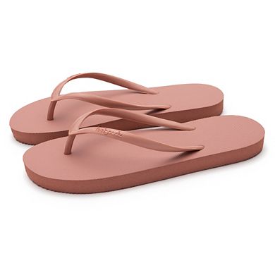 Feelgoodz Women’s Slimz Core Natural Rubber Flip-Flop Thong Sandals