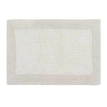 Home Weavers Luxury Collection 100% Cotton Reversible Bathroom Rugs - 17"x24"