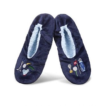 Men's Golf Sherpa Lined Slippers