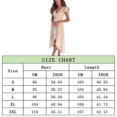 Women's V Neck Drses Ruffle Sleeve Faux Wrap Ruched Bodycon Sheath Cocktail Party Work Dress