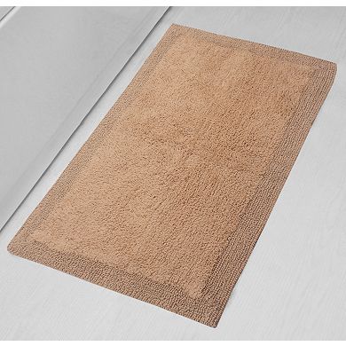 Home Weavers Luxury Collection 100% Cotton Reversible Bathroom Rugs - 24"x40"