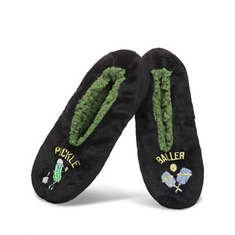 Women's Pickle Baller Sherpa Lined Slippers