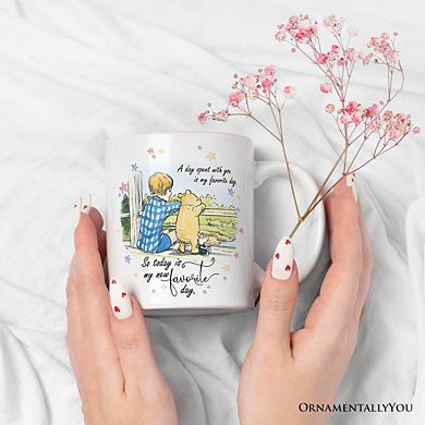 A Day with You is My Favorite Mug, Pooh Bear's Sentimental Quote