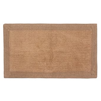 Home Weavers Luxury Collection 100% Cotton Reversible Bathroom Rugs - 21"x34"