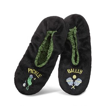 Men's Pickle Baller Sherpa Lined Slippers
