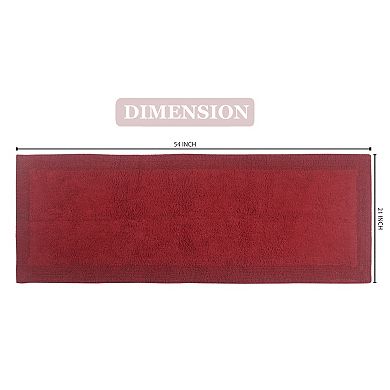 Home Weavers Luxury Collection 100% Cotton Reversible Runner Rug - 21"x54"