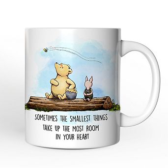 Pooh Bear’s Heartwarming Quote Mug, Sentimental Appreciation Gift