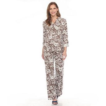 Women's 2 pc Floral Print Tunic and Pant Set
