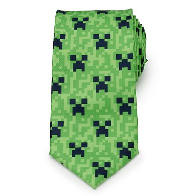 Minecraft Creeper Green Father/Son Tie Set