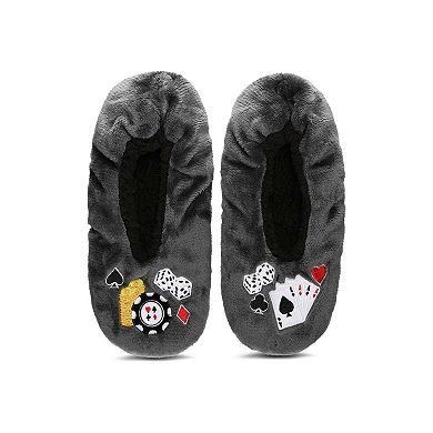 Men's Casino Sherpa Lined Slippers