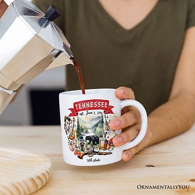 Artistic Tennessee State Themes and Landmarks Mug