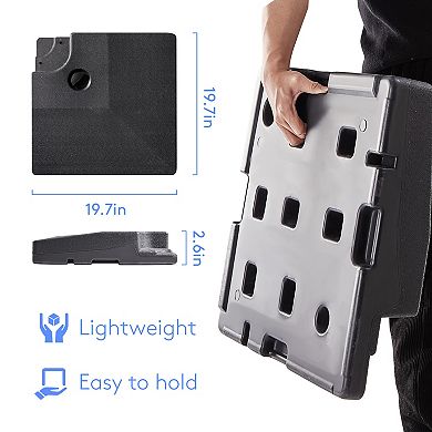 Ultra-Stable Square Umbrella Base Weather Risistance,Easy to Assemble,Durable