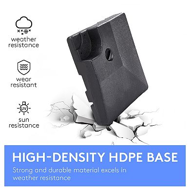 Ultra-Stable Square Umbrella Base Weather Risistance,Easy to Assemble,Durable