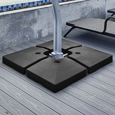 Ultra-Stable Square Umbrella Base Weather Risistance,Easy to Assemble,Durable