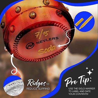 Nevlers 8.5 oz Dotted Round Swing Top Glass Bottle Set (Pack of 12)